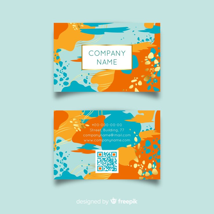 Vector gratuito tarjeta de visita