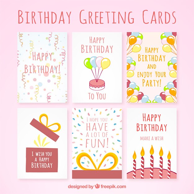 Tarjetas de felicitación de cumpleaños