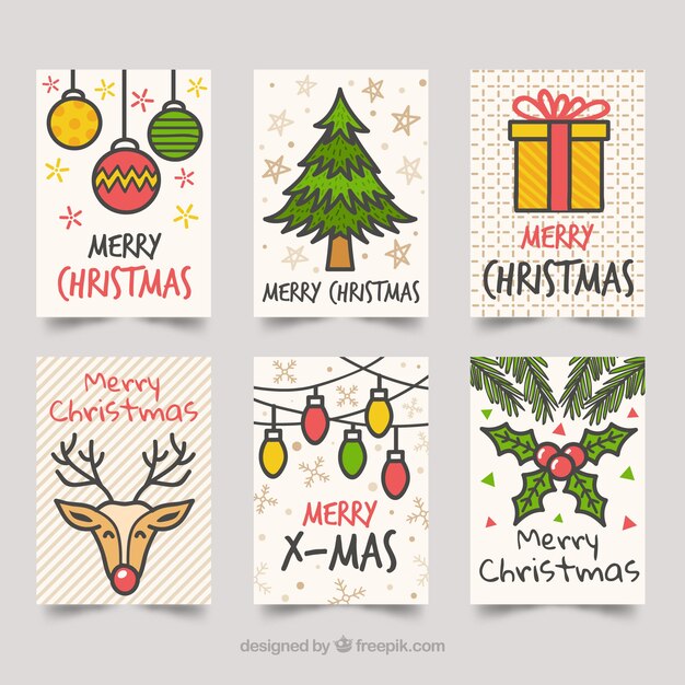 Tarjetas de navidad con dibujos