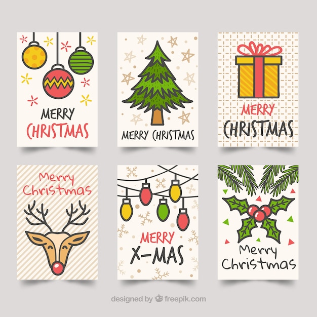 Tarjetas de navidad con dibujos