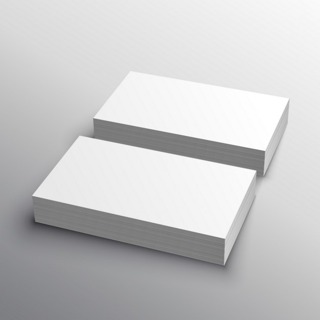 Tarjetas de visita, mockup