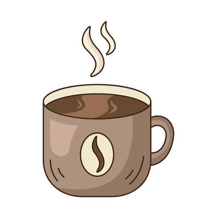 Vector gratuito taza de café gris