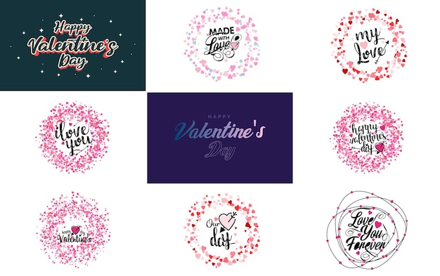 Vector gratuito te amo letras dibujadas a mano con un diseño de corazón adecuado para usar en los diseños del día de san valentín o como un saludo romántico