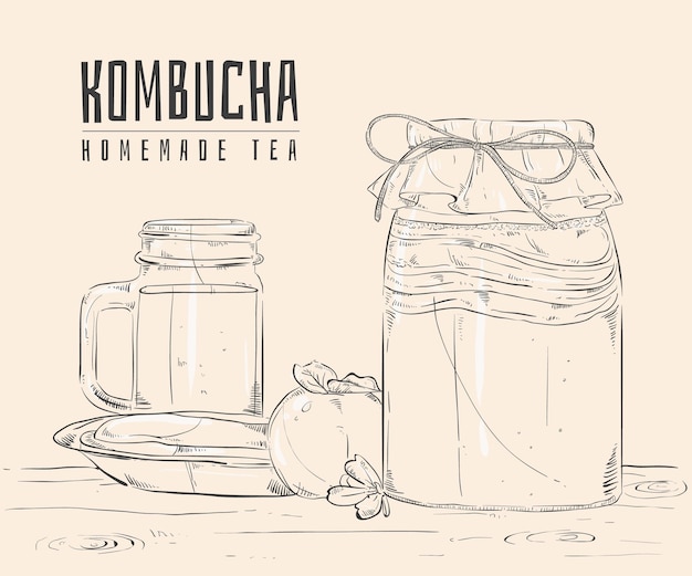 Té de kombucha