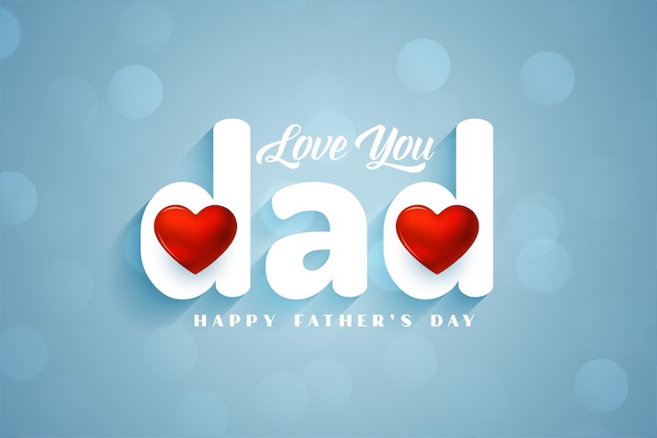 Vector gratuito te quiero papá el fondo del día del padre