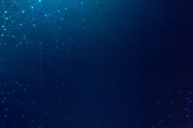 Tecnología abstracta fondo azul