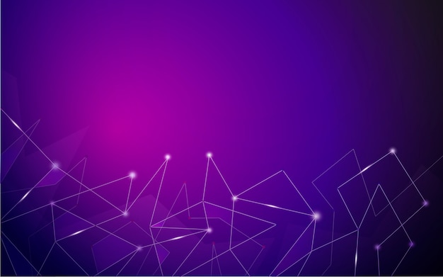 Tecnología abstracta de fondo de partículas
