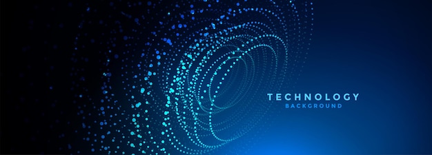 Tecnología digital abstracta con puntos de fondo para la investigación cibernética