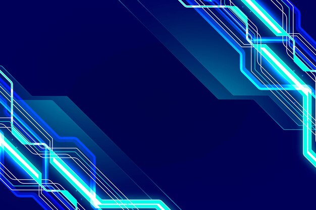 Tecnología de gradiente y fondo futurista