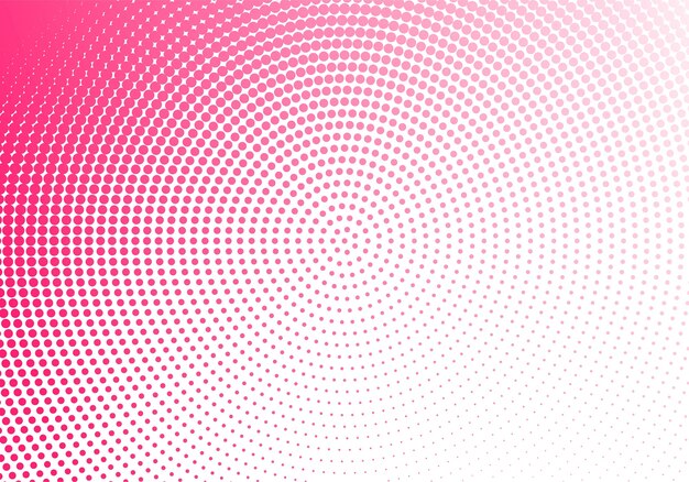 Tecnología punteada circular rosa abstracta