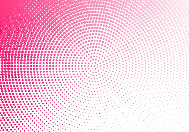 Tecnología punteada circular rosa abstracta