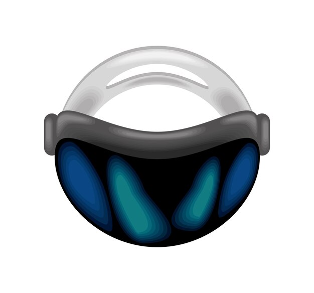 tecnología vr ilustración del dispositivo aislada