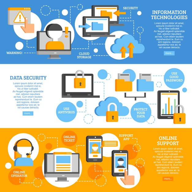 Tecnologías de la información Banners horizontales