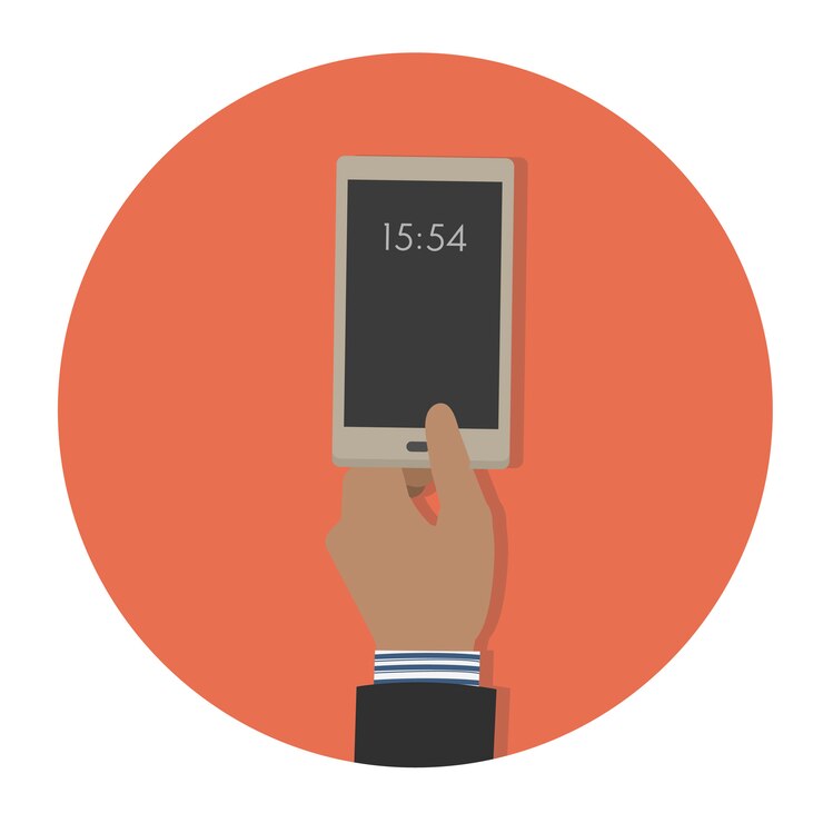 Vector gratuito teléfono inteligente