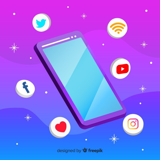 Teléfono móvil antigravedad con elementos