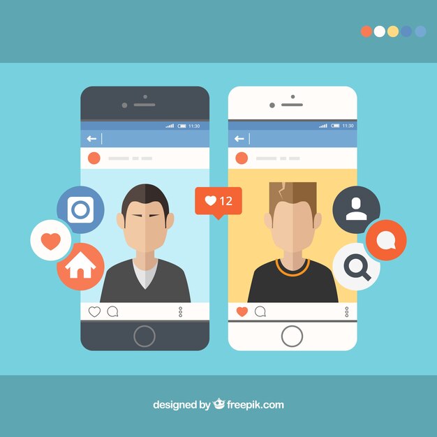 Teléfonos inteligentes con Instagram