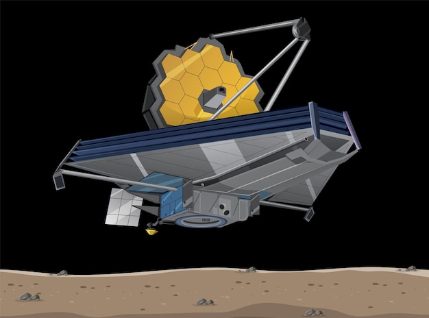 Telescopio James Webb en el espacio
