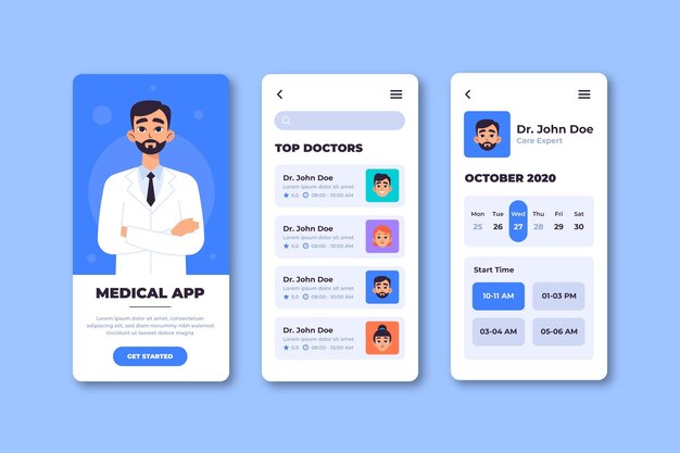 Tema de la aplicación de reserva médica