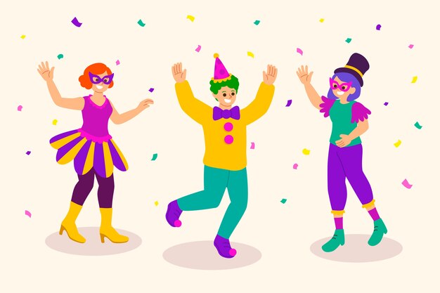 Tema de la colección de bailarines de carnaval