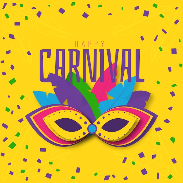 Tema de evento de carnaval de diseño plano