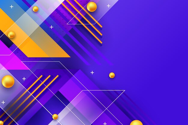 Tema de fondo de formas superpuestas