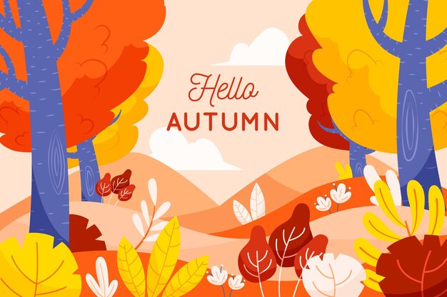 Tema de fondo de otoño