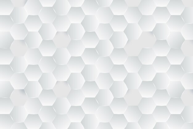 Tema de fondo de pantalla blanco en estilo de papel 3d