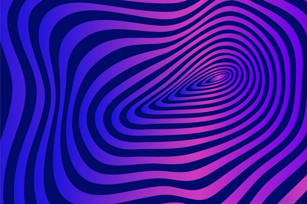 Tema de fondo psicodélico ilusión óptica