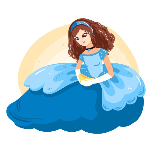 Tema de ilustración de Cenicienta