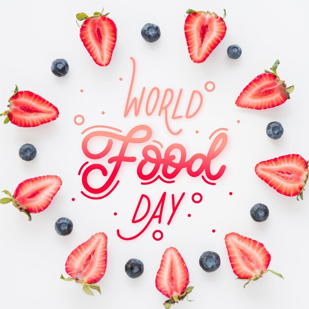 Tema de letras del día mundial de la alimentación