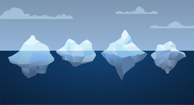 Tema del paquete de iceberg