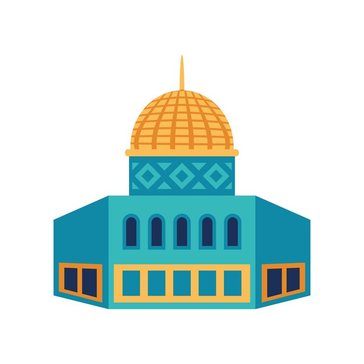 Vector gratuito el templo de isra miraj