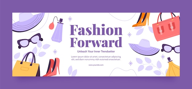 Las tendencias de la moda en la plantilla de portada de Facebook