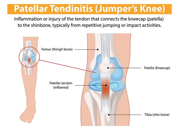 Tendinitis de la rótula de la rodilla