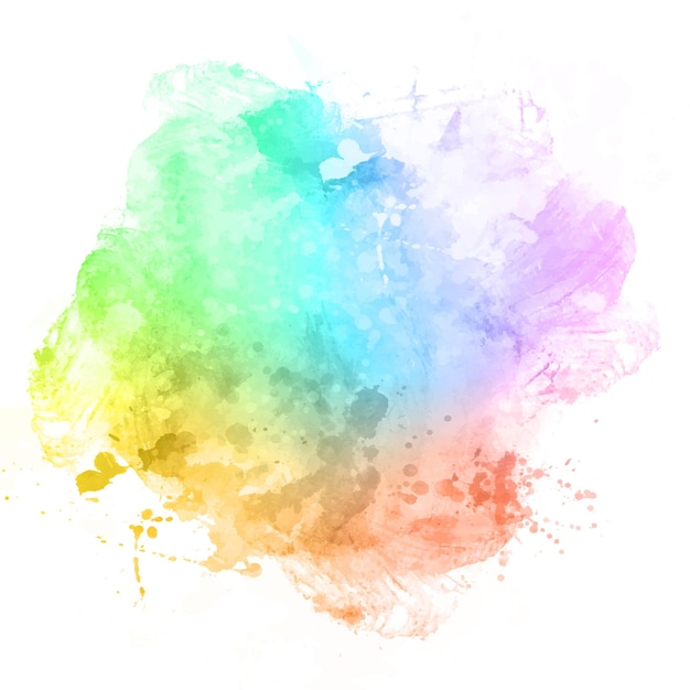Textura de acuarela con una superposición de colores