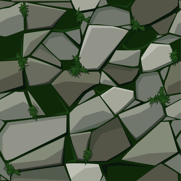 Textura para adoquines sobre la hierba.