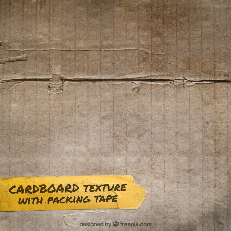 Vector gratuito textura de caja de cartón