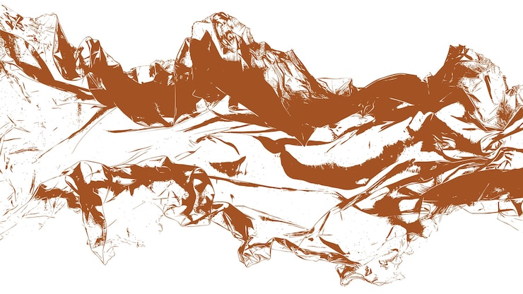 La textura del estandarte grunge