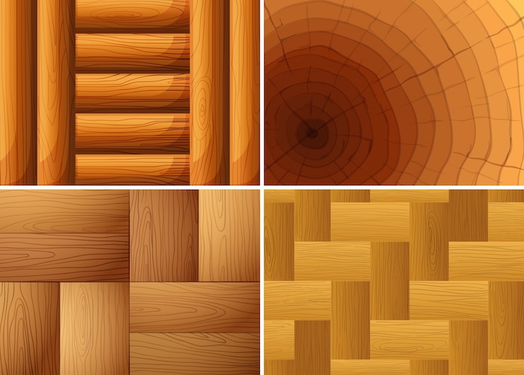 Vector gratuito textura de fondo cuatro de madera