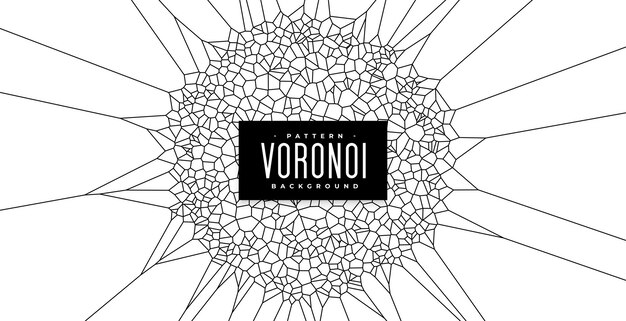 Textura de fondo de patrón abstracto Voronoi