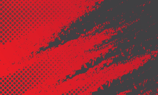 textura grunge negro sobre fondo rojo