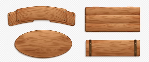 Textura de madera tablero de la muestra vector banner realista