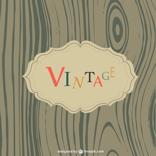 Vector gratuito textura de madera vintage