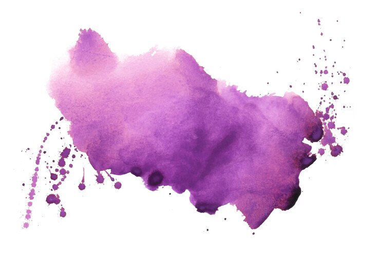 Vector gratuito textura de manchas de color púrpura pintada a mano diseño de telón de fondo abstracto