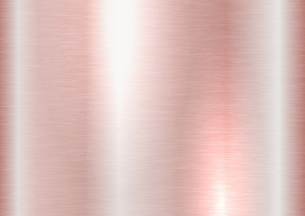 Textura de metal cepillado de oro rosa