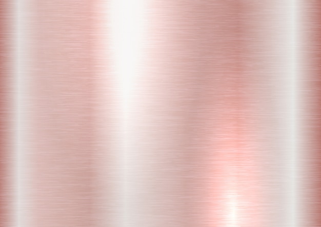 Textura de metal cepillado de oro rosa