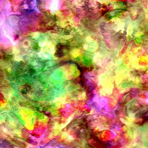 Textura multicolor pitada a mano