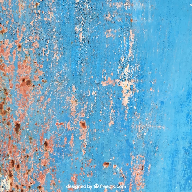 Textura de pared azul desgastada