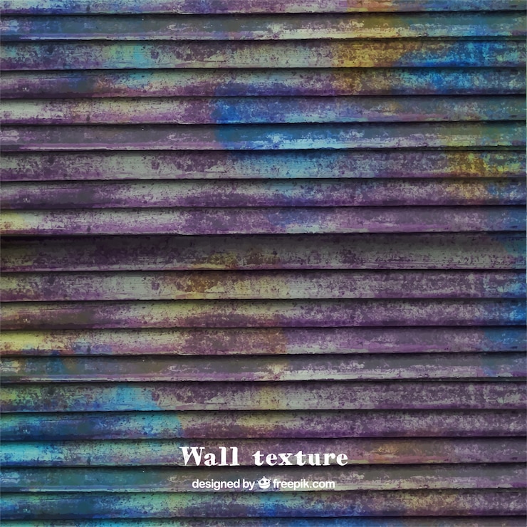 Vector gratuito textura de pared de madera con pintura
