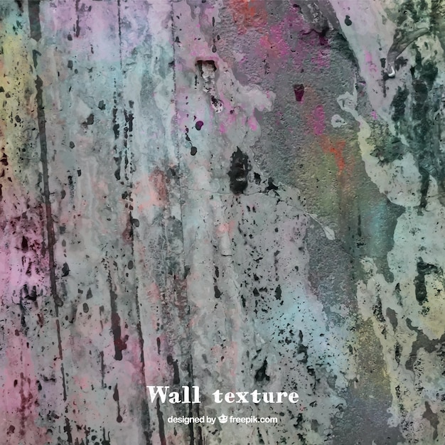 Textura de pared con manchas de pintura